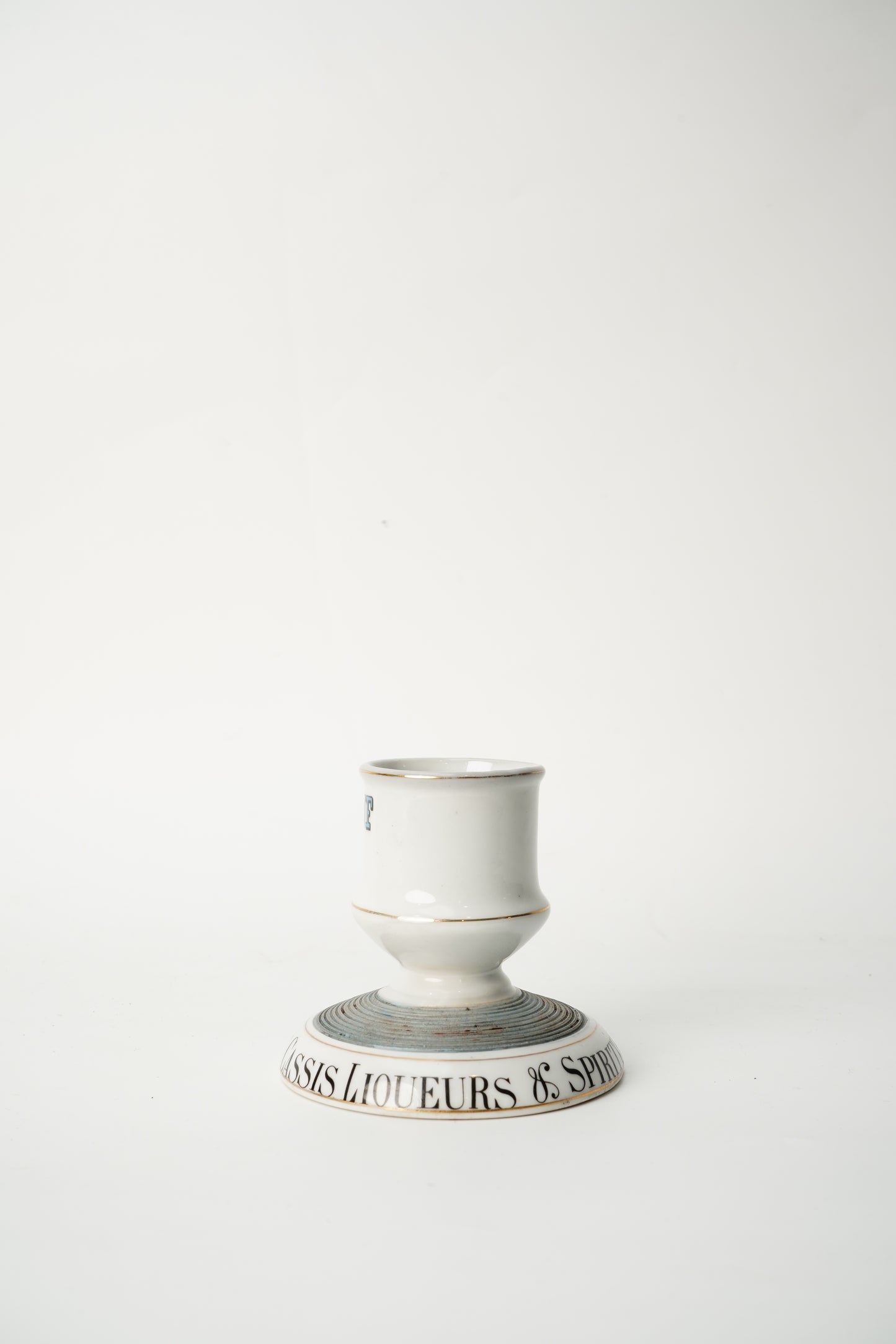 Antique French Porcelain Pyrogène Match Striker & Holder