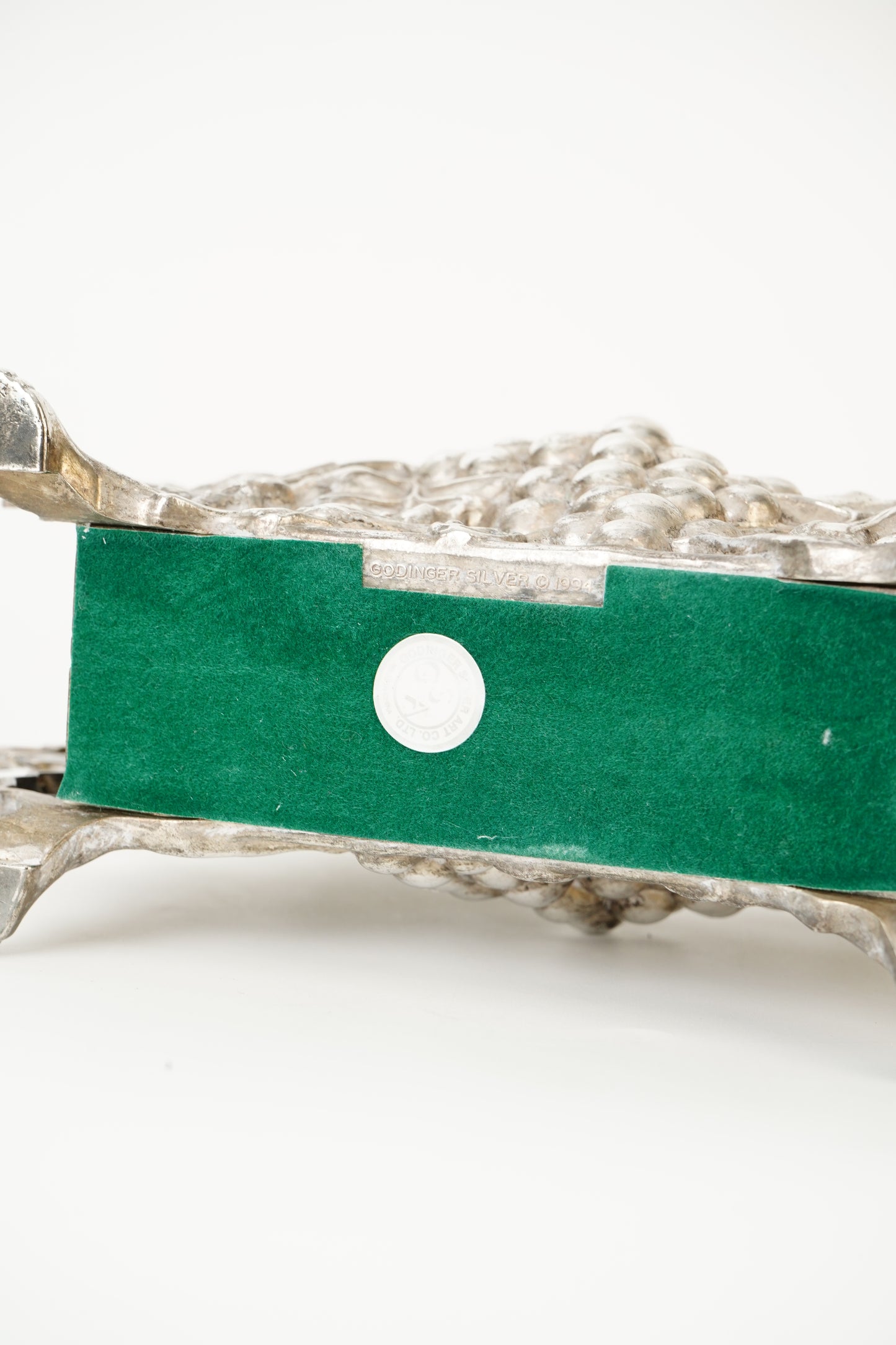 Vintage Godinger Silver Plate Grapevine Napkin Holder