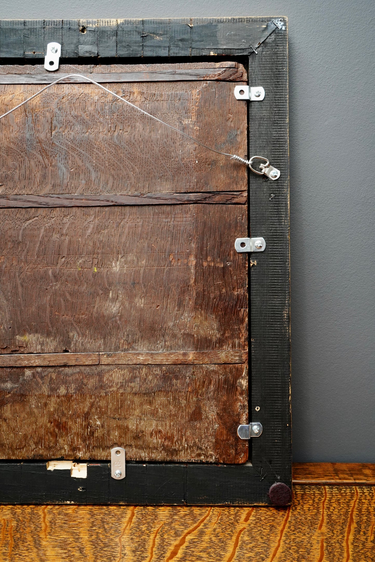 Antique Troubadour Style Chivalric Scene Oil Painting