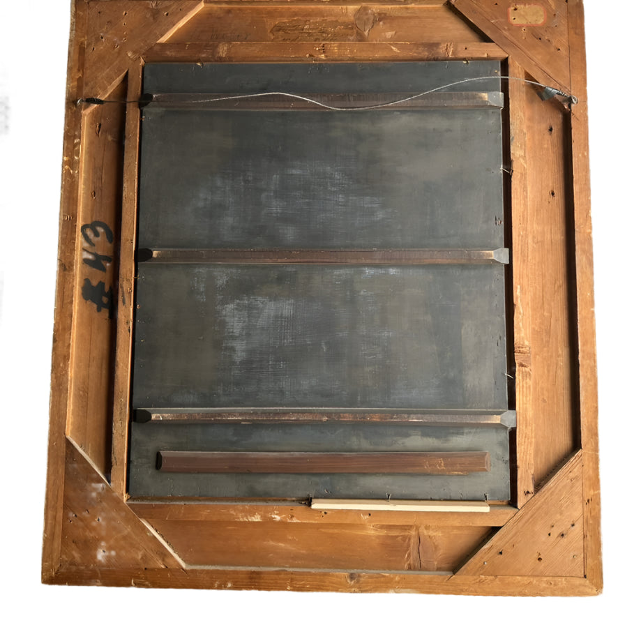 Late 1800s Monk Oil Painting Attributed to Heinrich Weber (1843-1913) in Ornate Gilded Frame