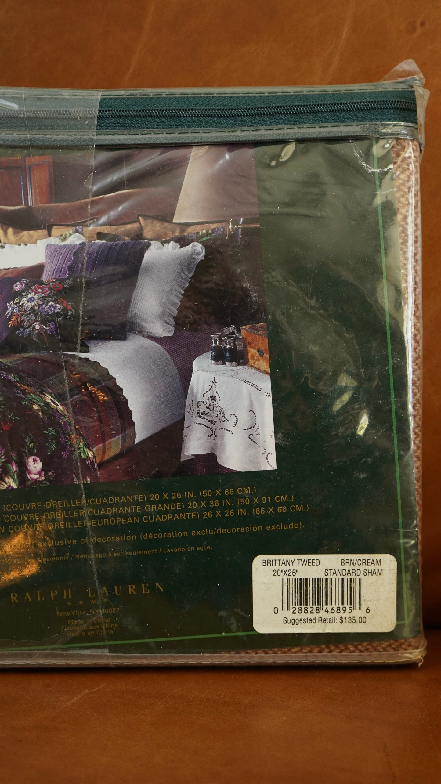 Ralph Lauren Brittany Tweed Wool Sham - Standard 20x26