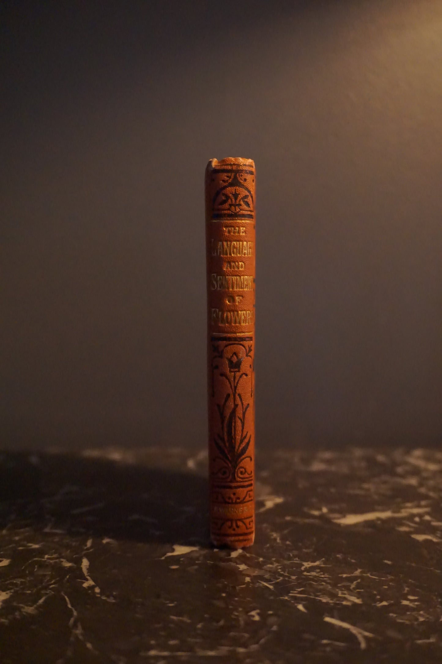 The Language and Sentiment of Flowers Victorian Cloth Book
