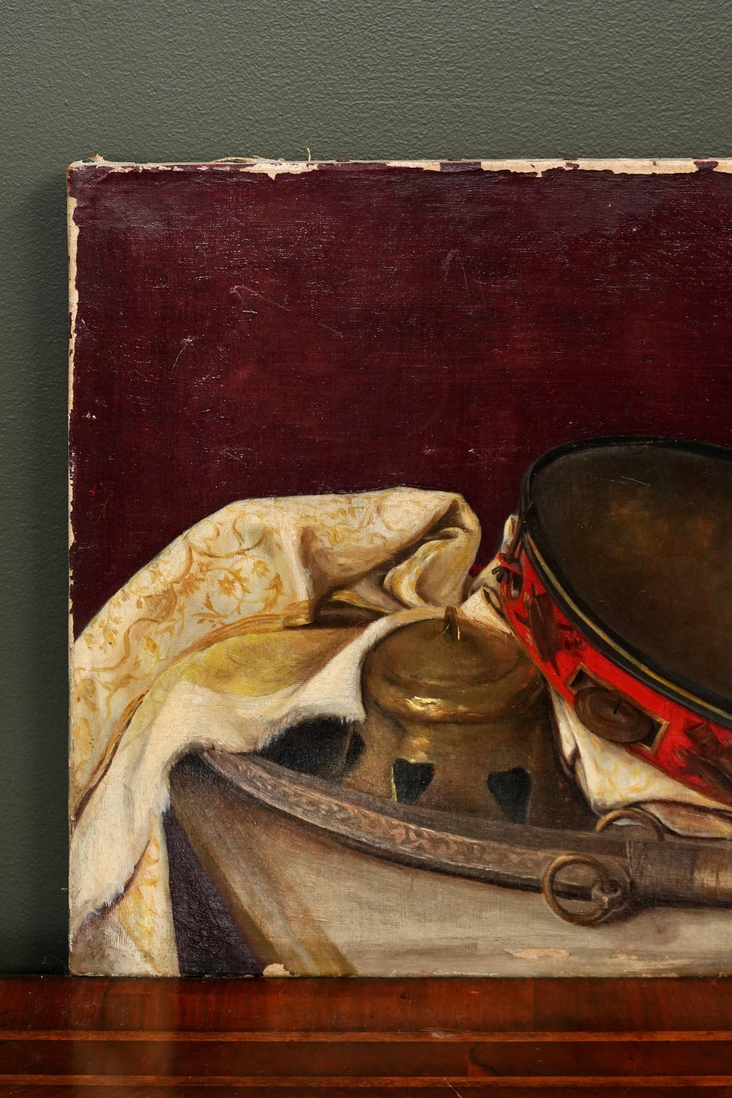 19th Century French Still Life Oil Painting, Signed E. Brunet