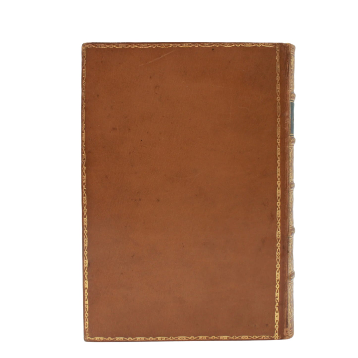 1883 "Landmarks of English Literature" Brown Full Leather Book