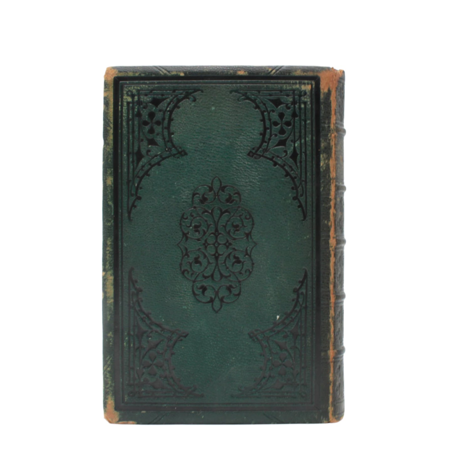 1804 "Marmion" Embossed Green Full Leather Book