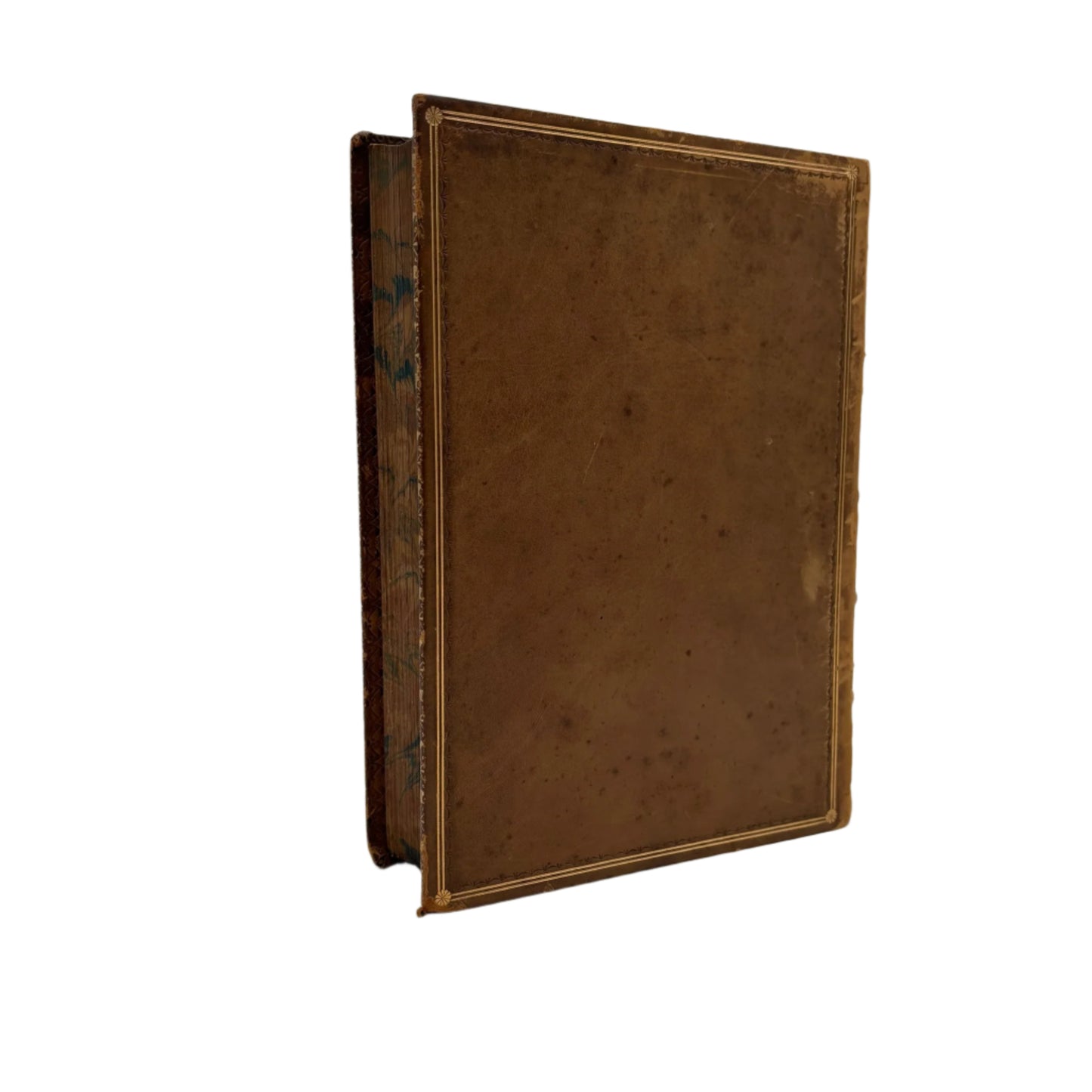 Antique History Book Palmyra and Zenobia by William Wright 1895 Full Calf Prize Binding with Royal Arms