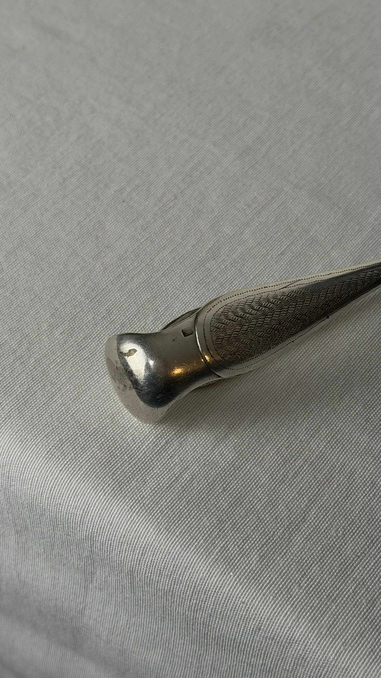 Antique French Silver Plate Sugar Tongs with Paw Feet, c. 1890–1930