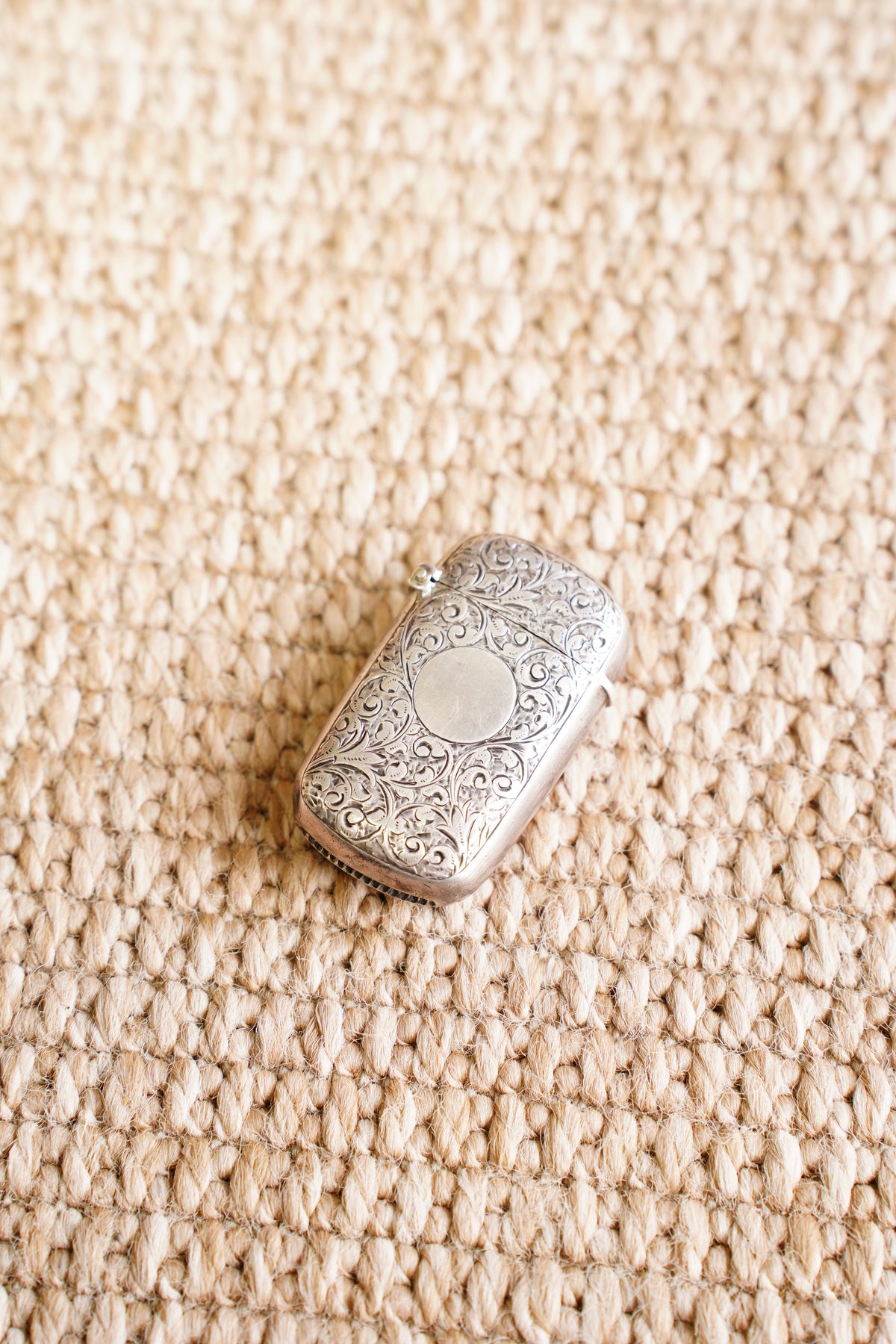 Sterling Silver Vesta Case, John Millward Banks, Birmingham 1896