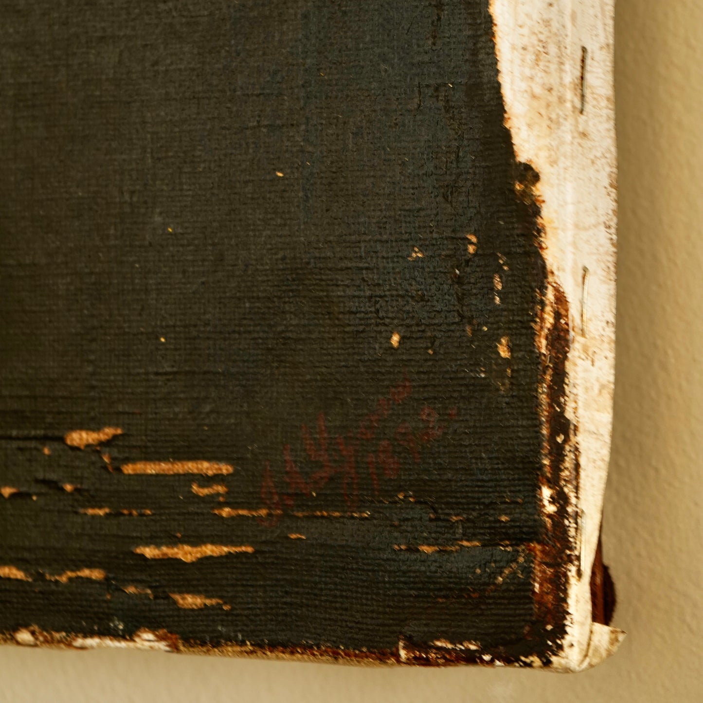 Signed Antique Portrait – 1892 Oil on Canvas, Victorian Woman, 18” x 22”