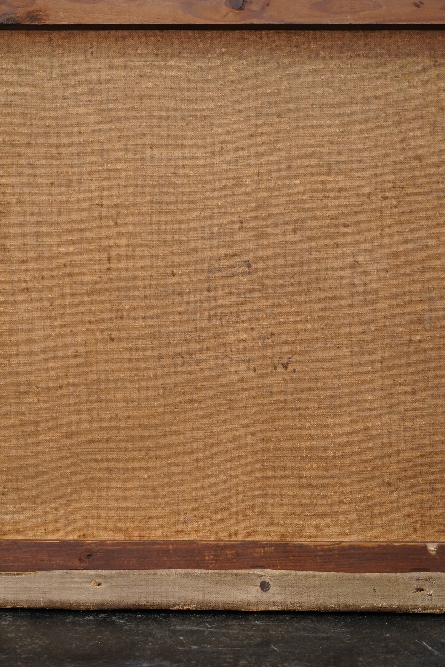 Antique British School Cottage Interior Oil Painting, Circa 1900