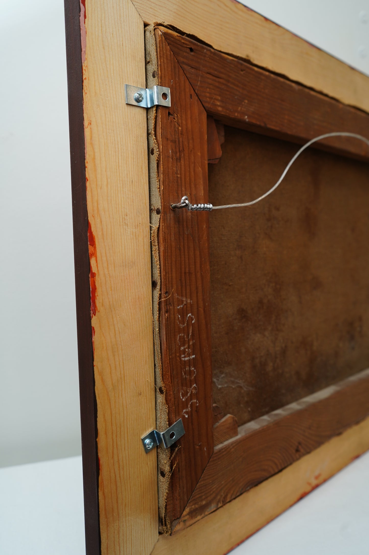 Antique 1905 Oil Painting Still Life with Fruit, Book & Earthenware Jar | Signed K.E.