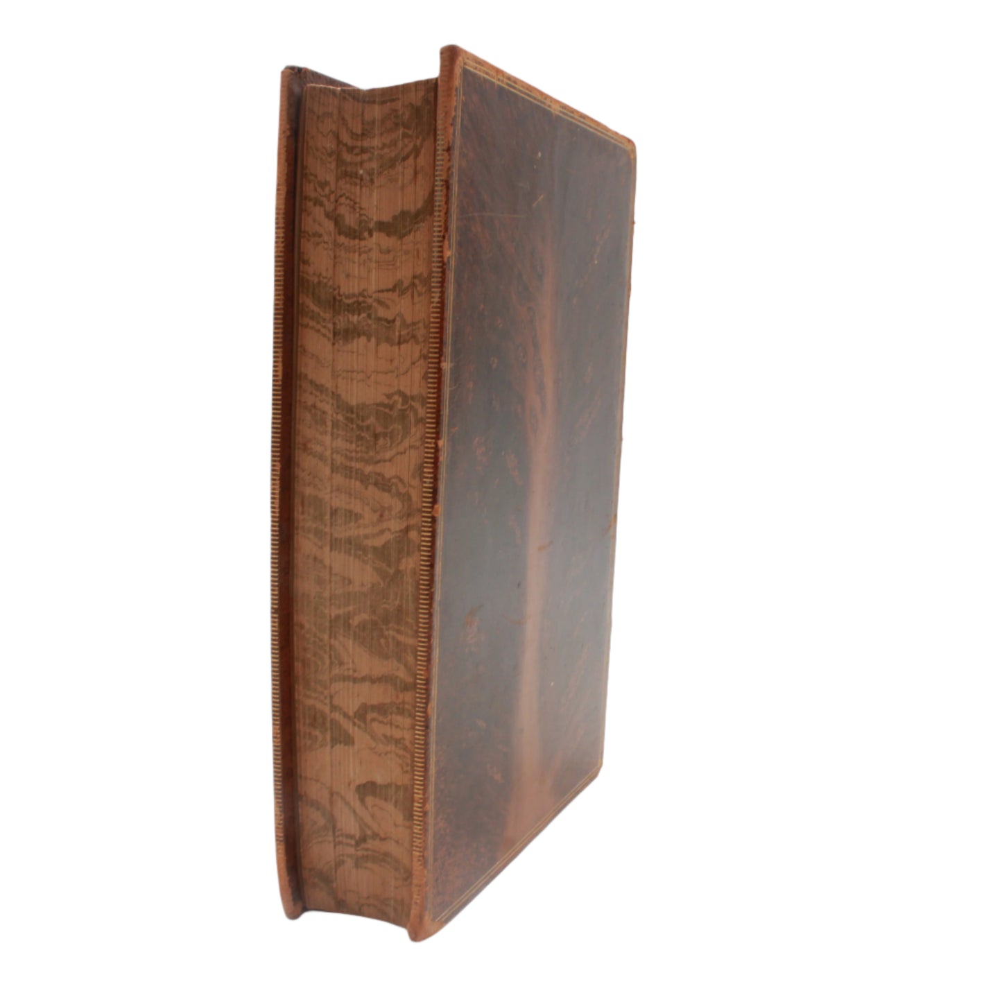 1903 " The Roll-Call of Westminster Abbey " Brown Tree Calf Leather Book