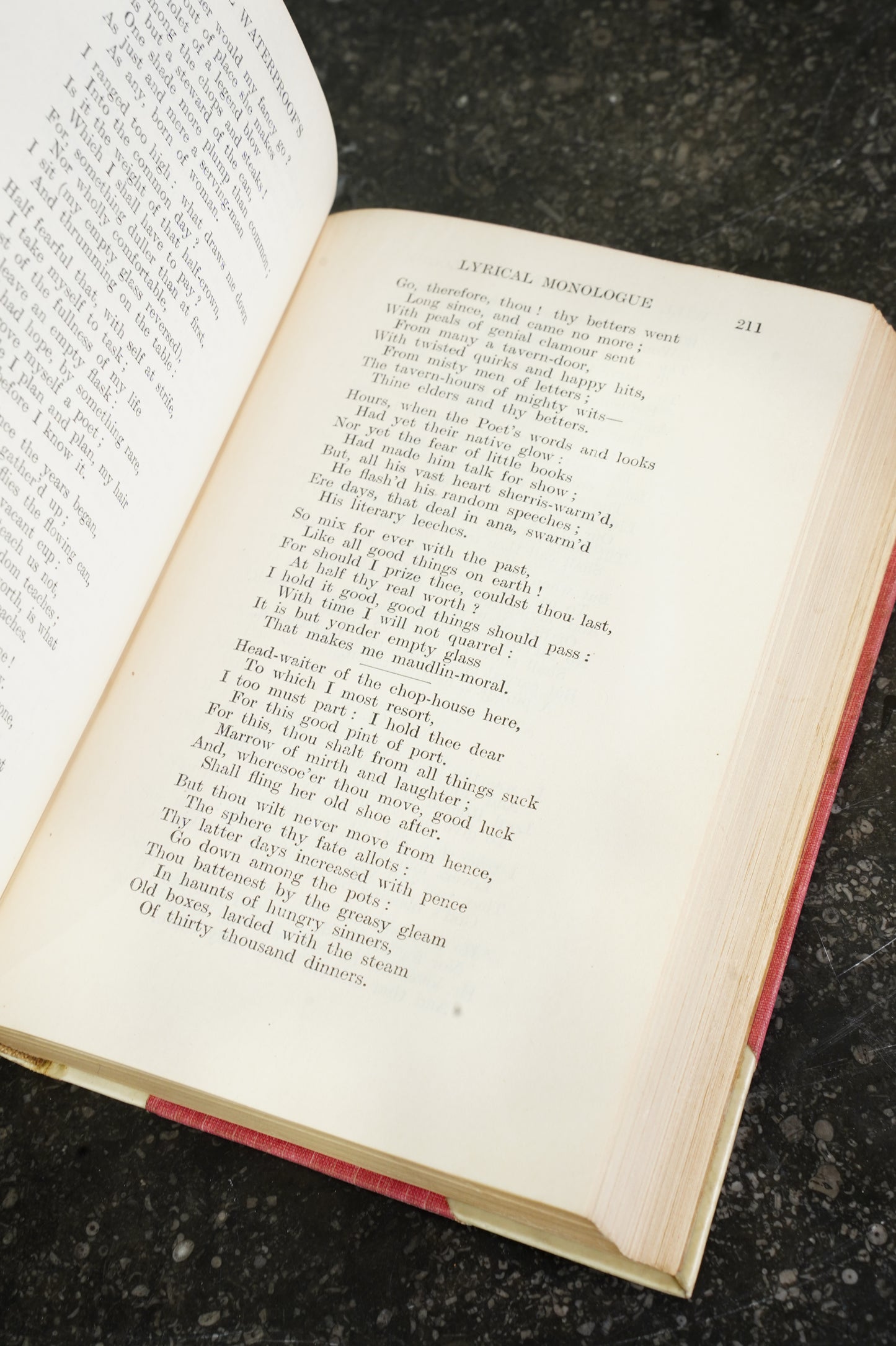 Antique Poems of Tennyson Half Vellum Oxford Edition Circa 1910