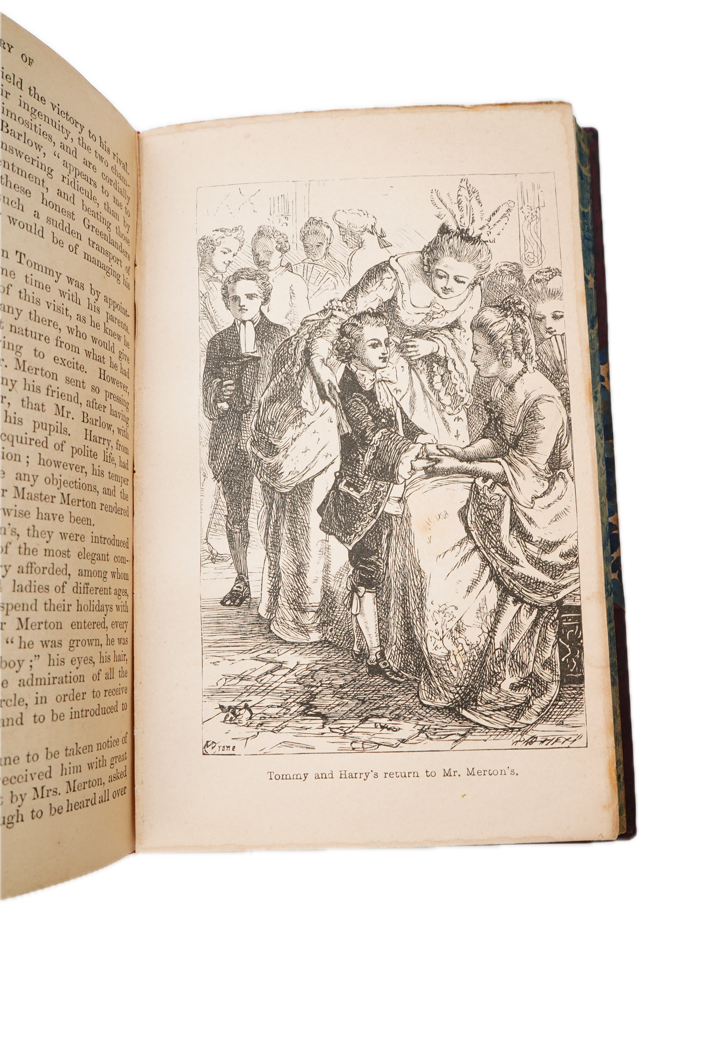 Victorian Sandford and Merton Thomas Day Leather History Book