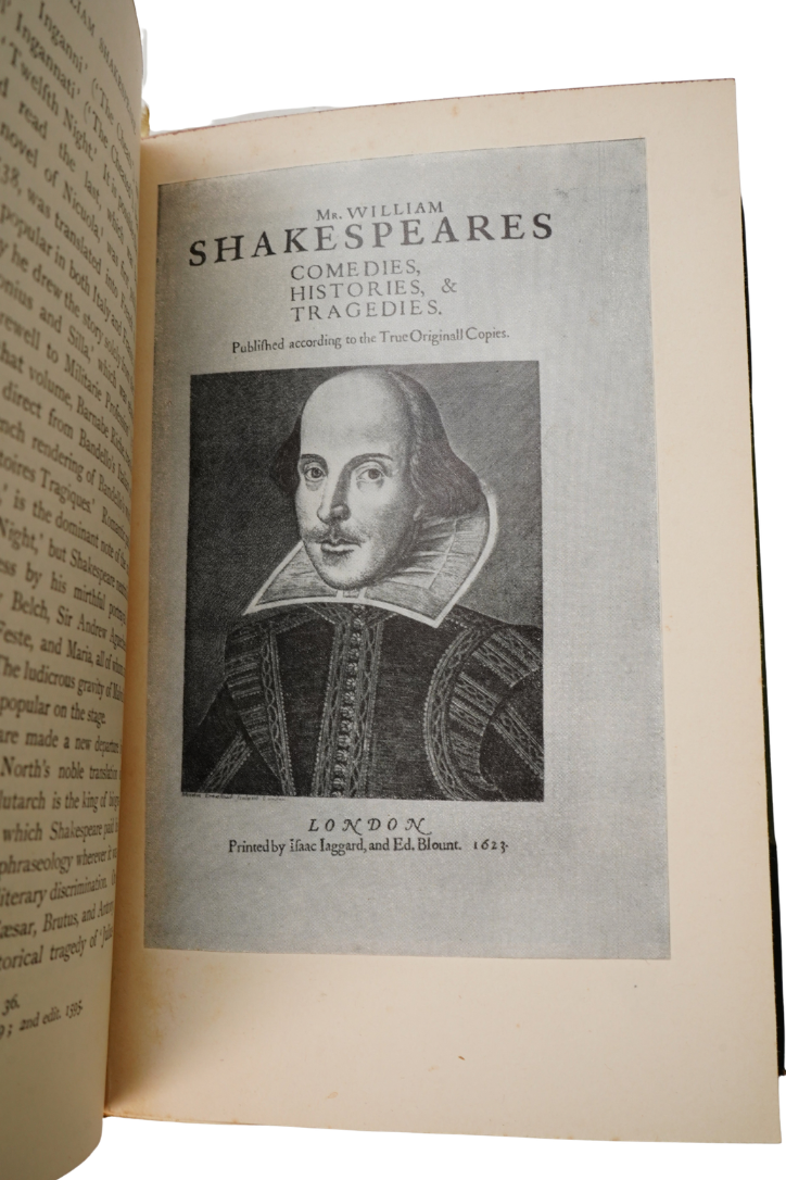 1904 Life of William Shakespeare Half Leather Biography