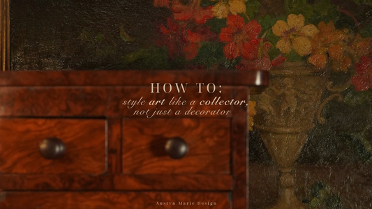 How to Style Art Like a Collector (Not Just a Decorator)
