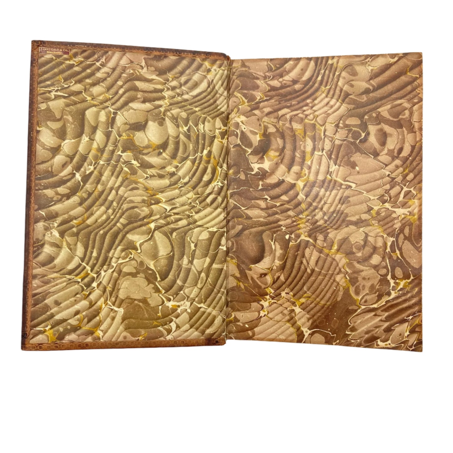 1896 "Prose Masterpieces from Modern Essayists" Brown Full Leather Book