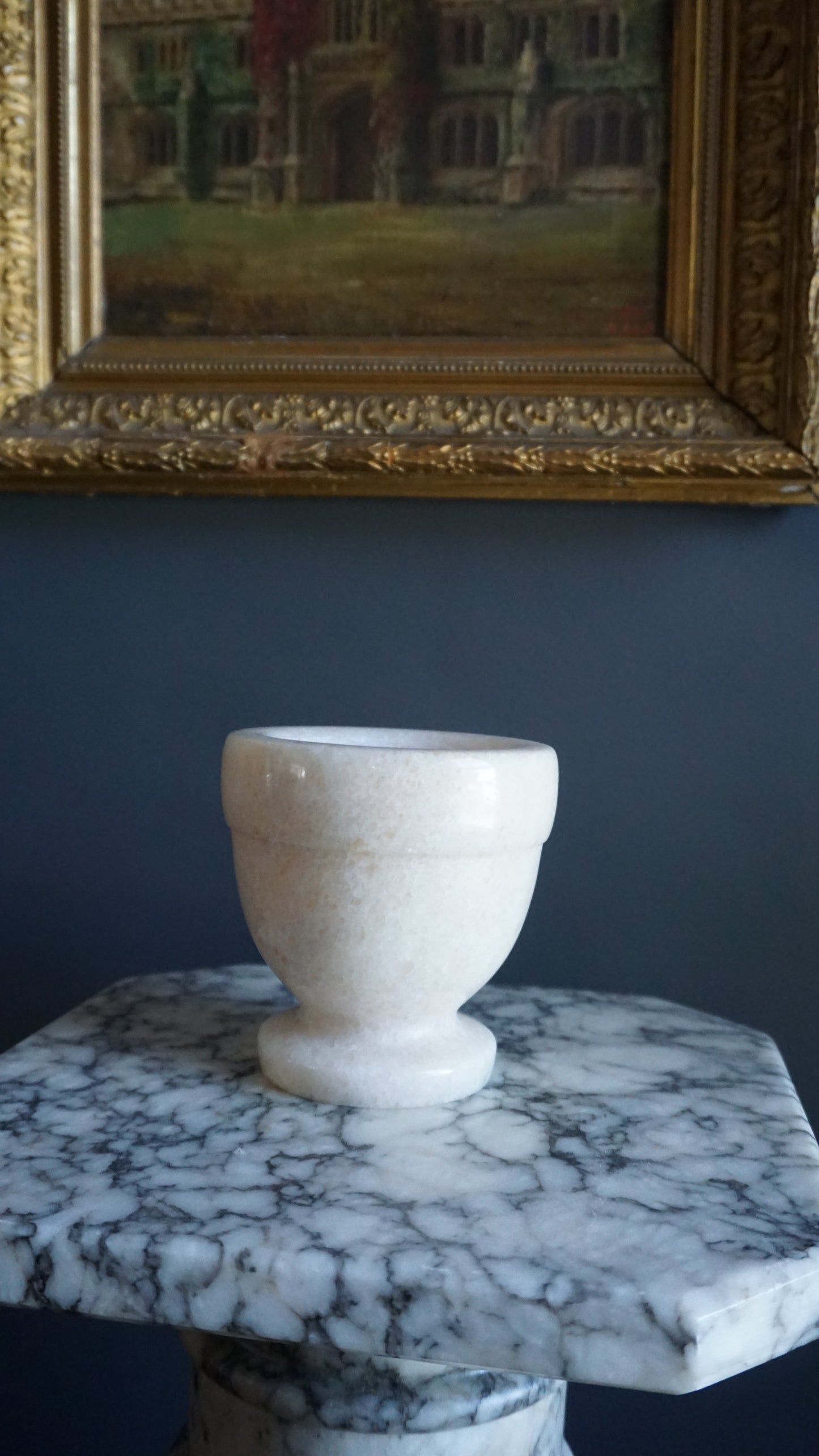 Italian Alabaster Mortar Bowl
