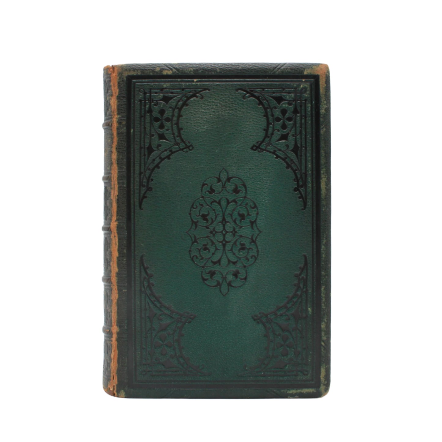 1804 "Marmion" Embossed Green Full Leather Book