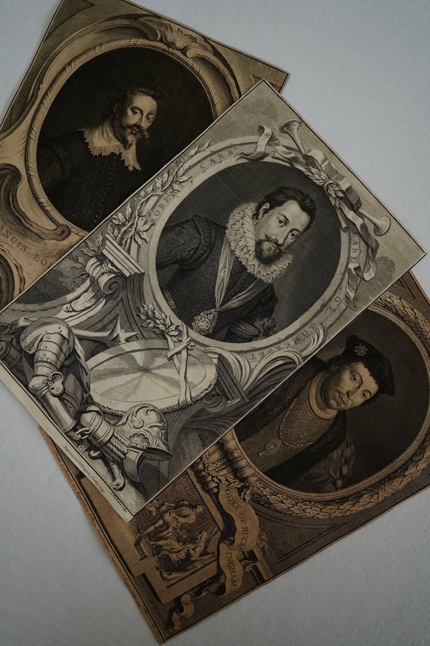 Early 19th Century Engraving "Robert Carr, Earl of Somerset" by Jacobus Houbraken