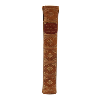 1895 English Literature Prize Binding Full Calf Leather Book