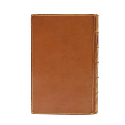 1895 English Literature Prize Binding Full Calf Leather Book
