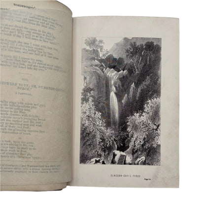 1868 Wordsworth Poetical Works Red Morocco Poetry Classic