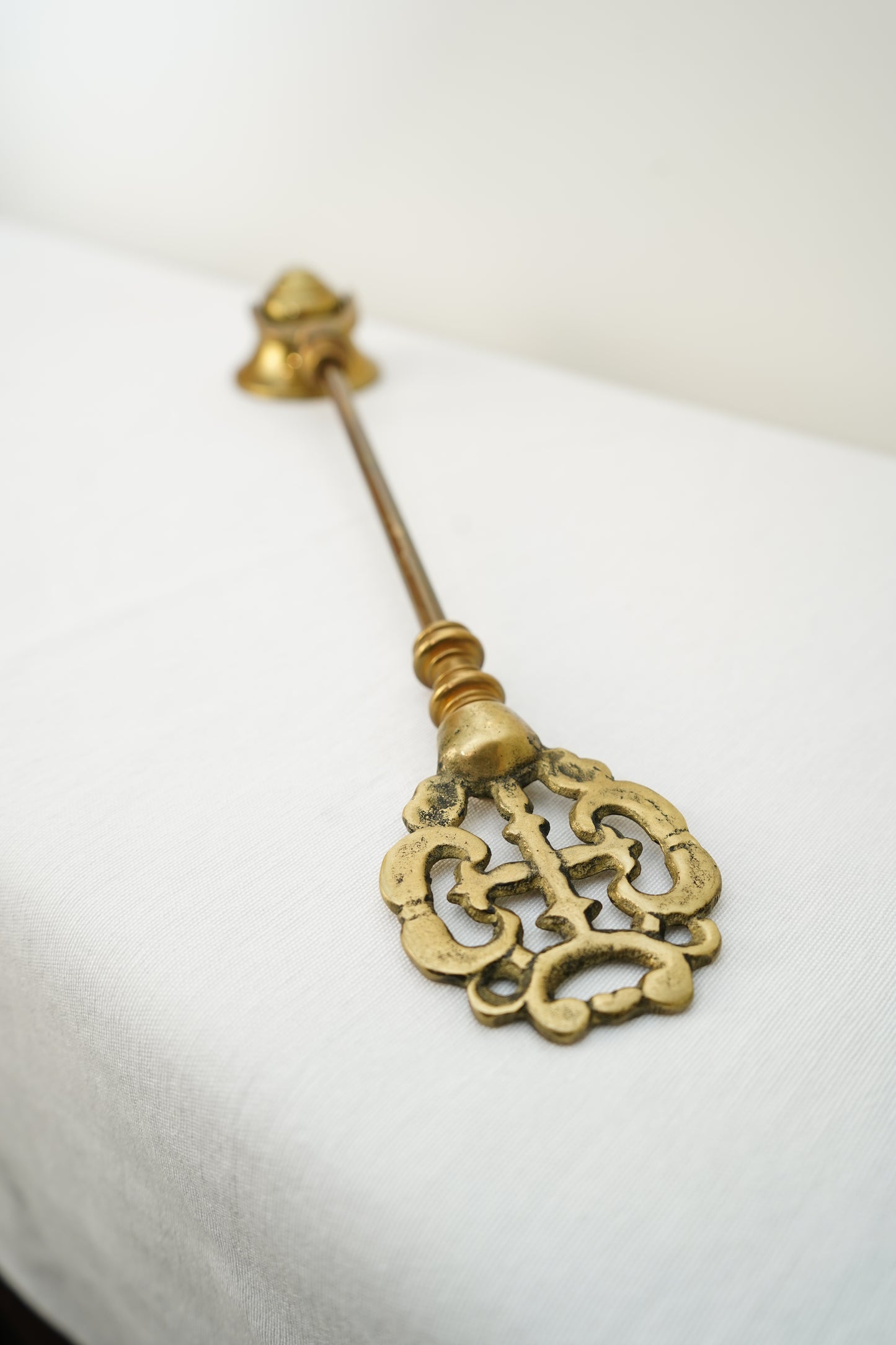 Large Brass Candle Snuffer