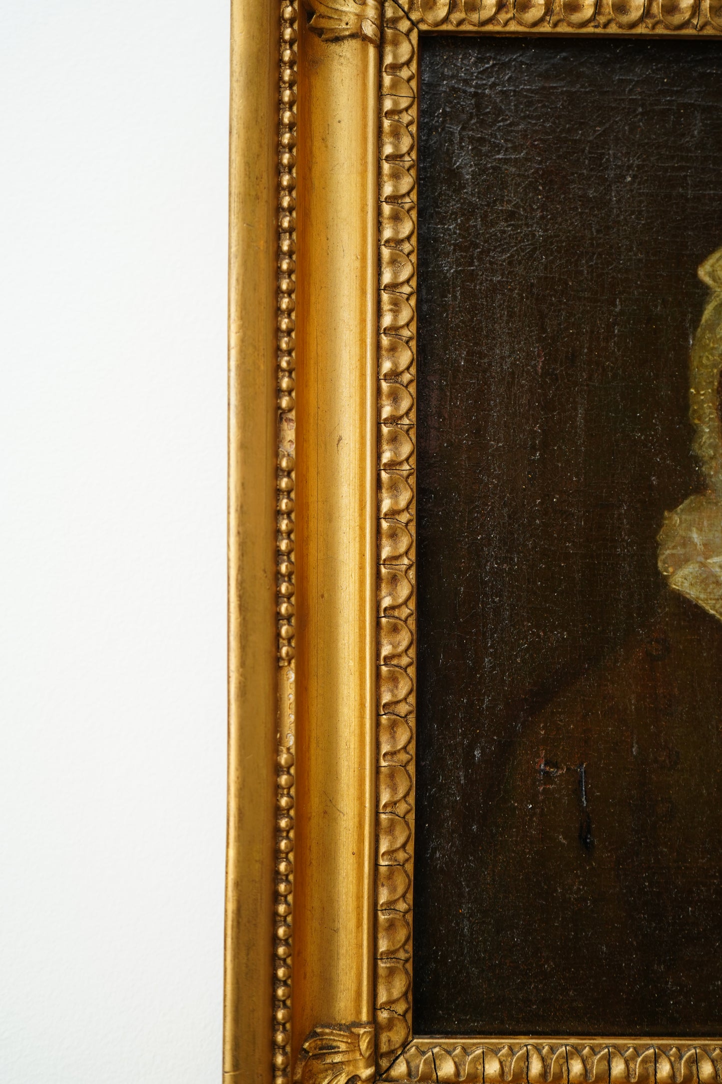 Early 19th Century British Portrait of a Woman with Inscription, Oil on Canvas