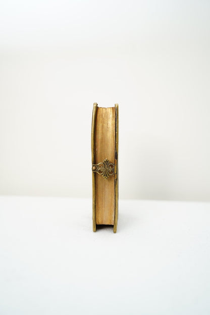 Miniature French Catholic Prayer Book Recueil de Prières Miniature with Clasp and Gilt Edges