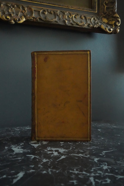 1889 Macaulay Miscellaneous Writings Speeches Full Calf Leather Book