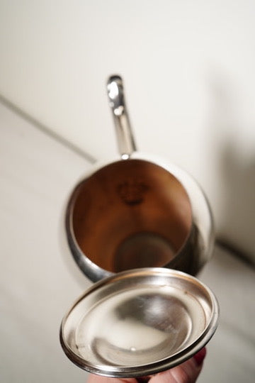 Early 20th Century Silver Plated Georgian Revival Teapot by Home Decorators Inc.