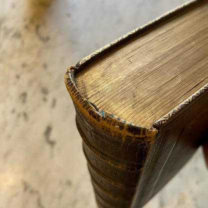 John Milton Poetical Works Victorian Full Morocco Leather