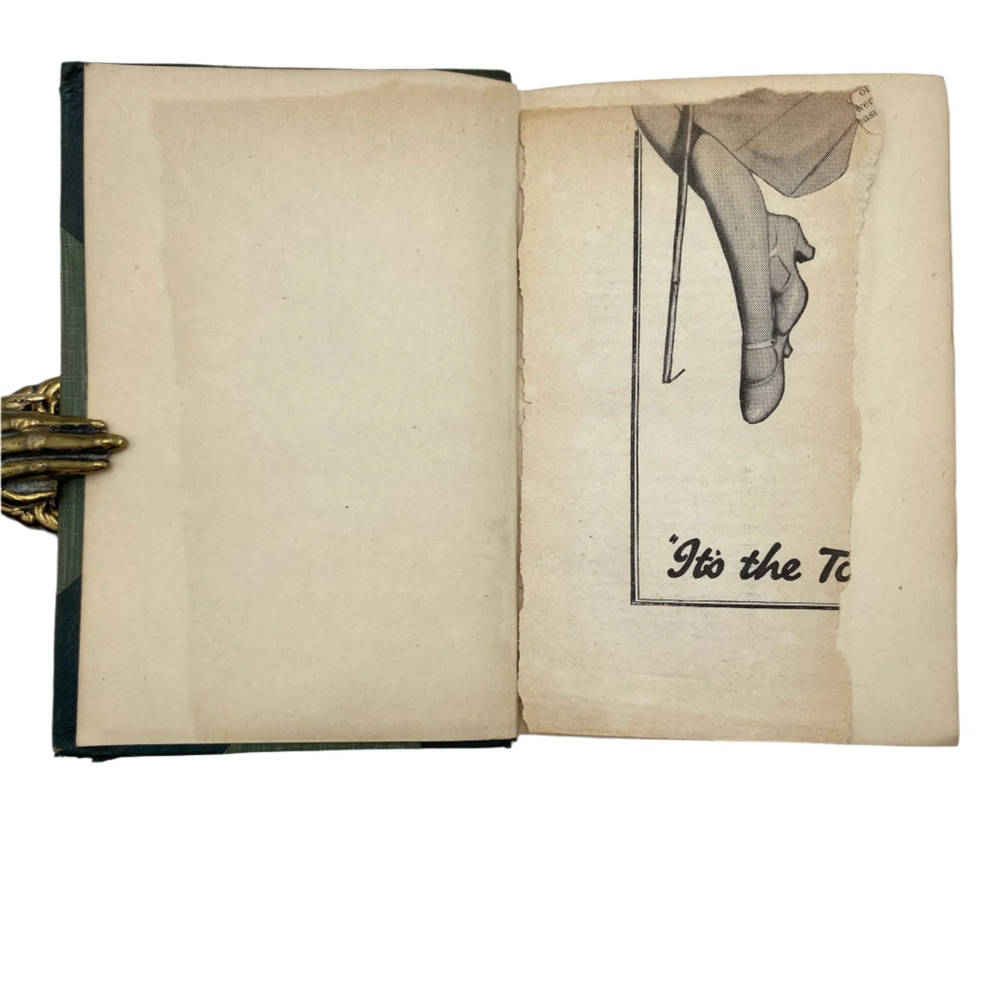 1916 "The Surgeon’s Log" Green Half Leather Book