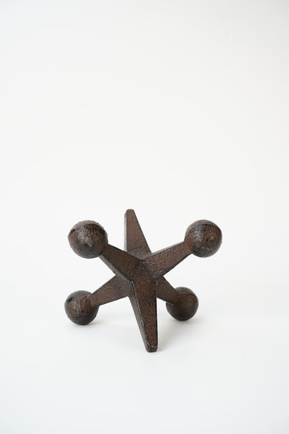 Cast Iron Jack Sculpture Decor