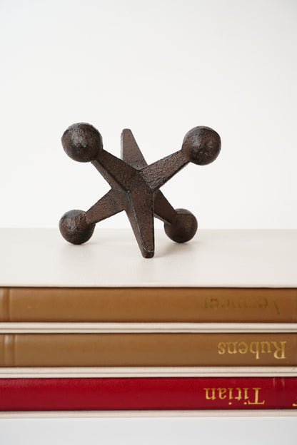 Cast Iron Jack Sculpture Decor