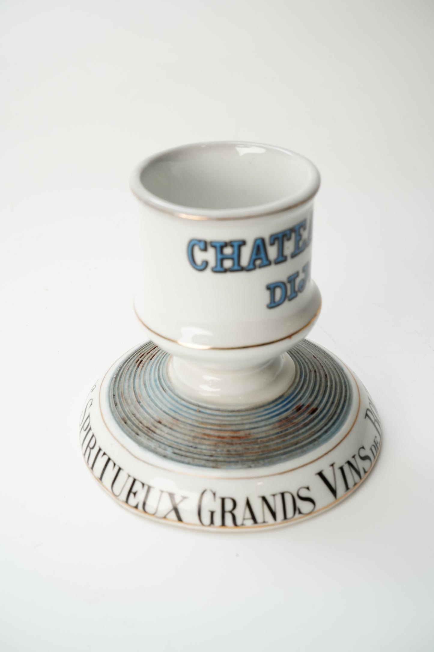 Antique French Porcelain Pyrogène Match Striker & Holder