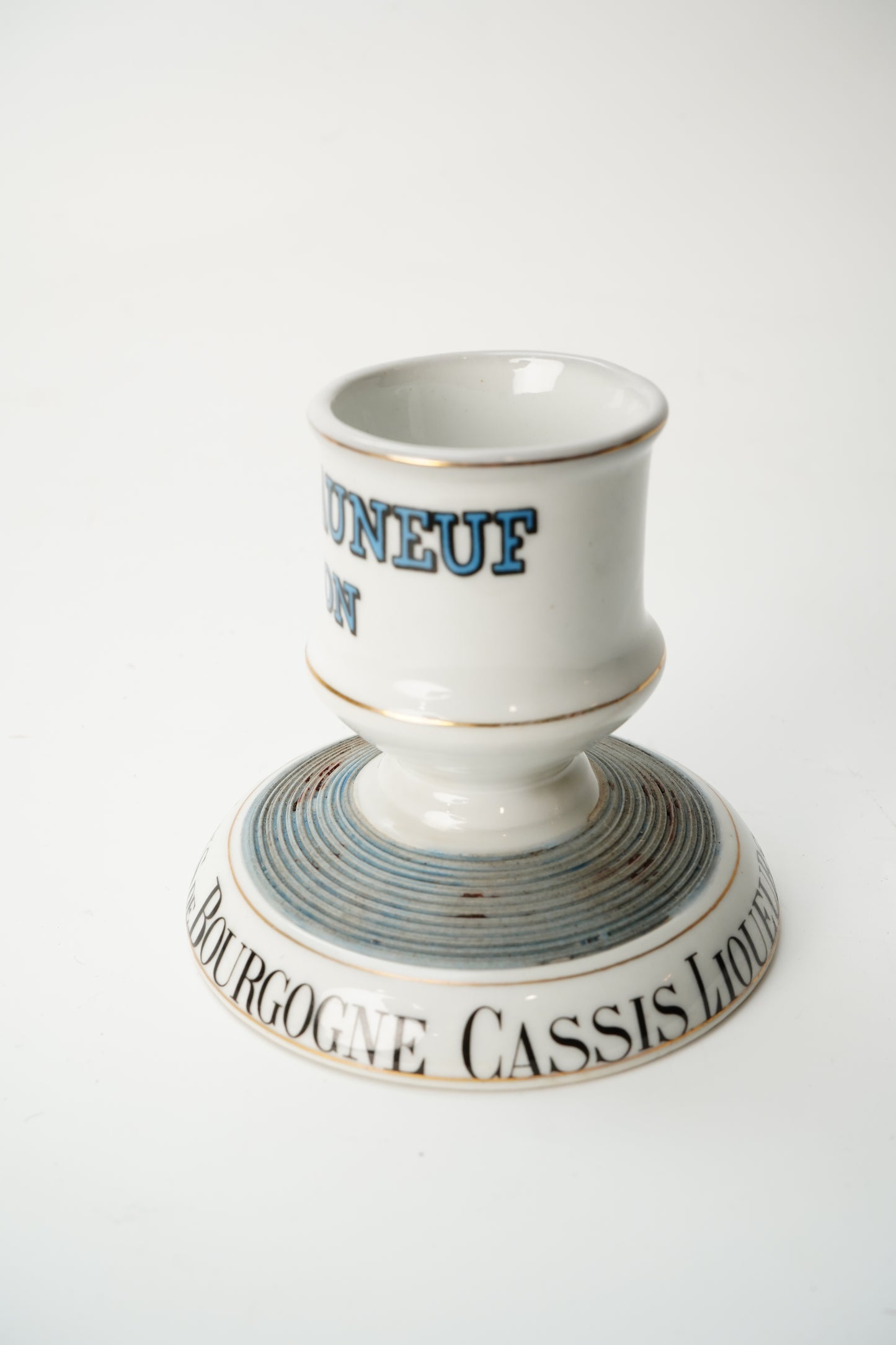 Antique French Porcelain Pyrogène Match Striker & Holder