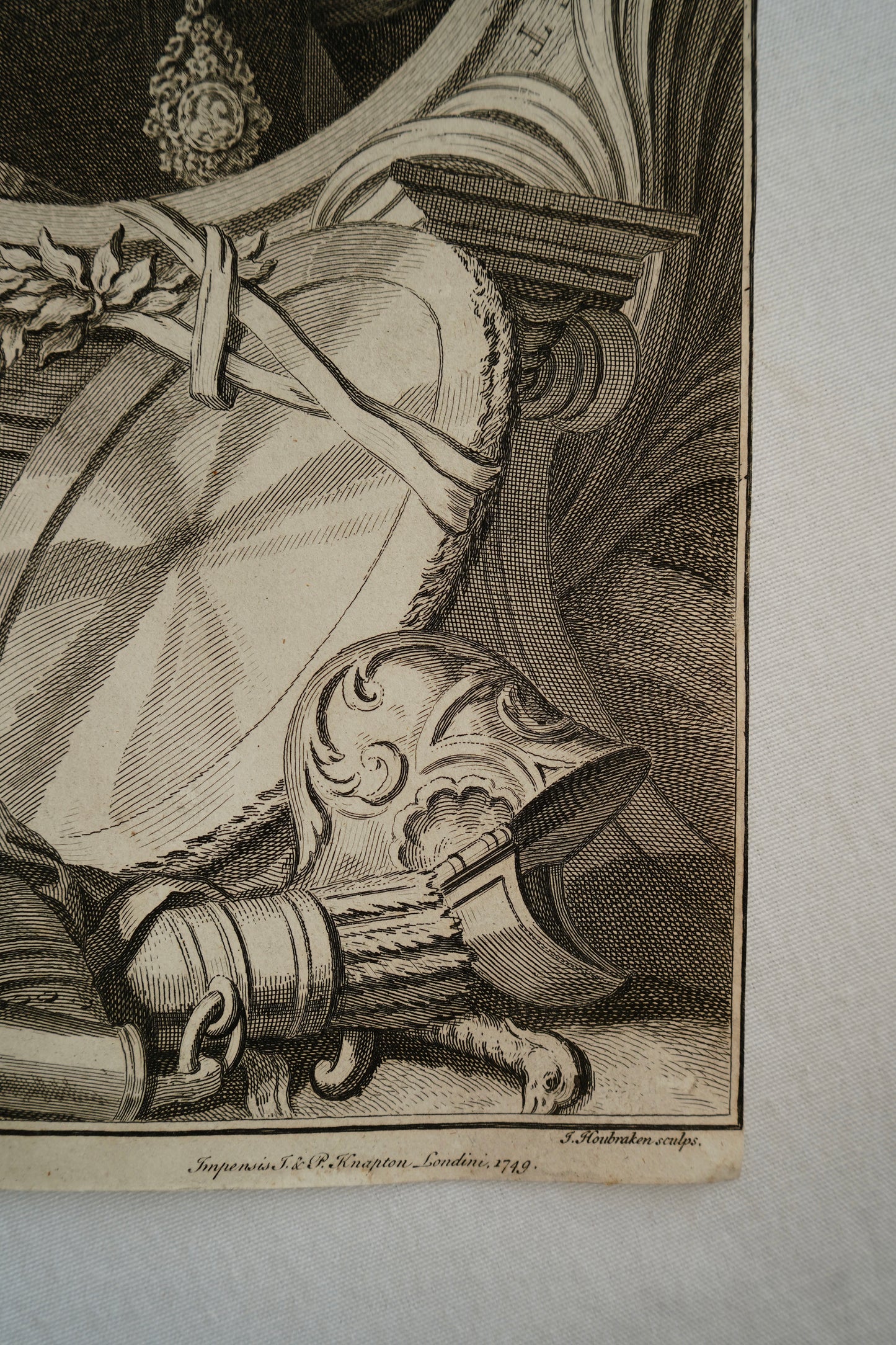 Early 19th Century Engraving "Robert Carr, Earl of Somerset" by Jacobus Houbraken