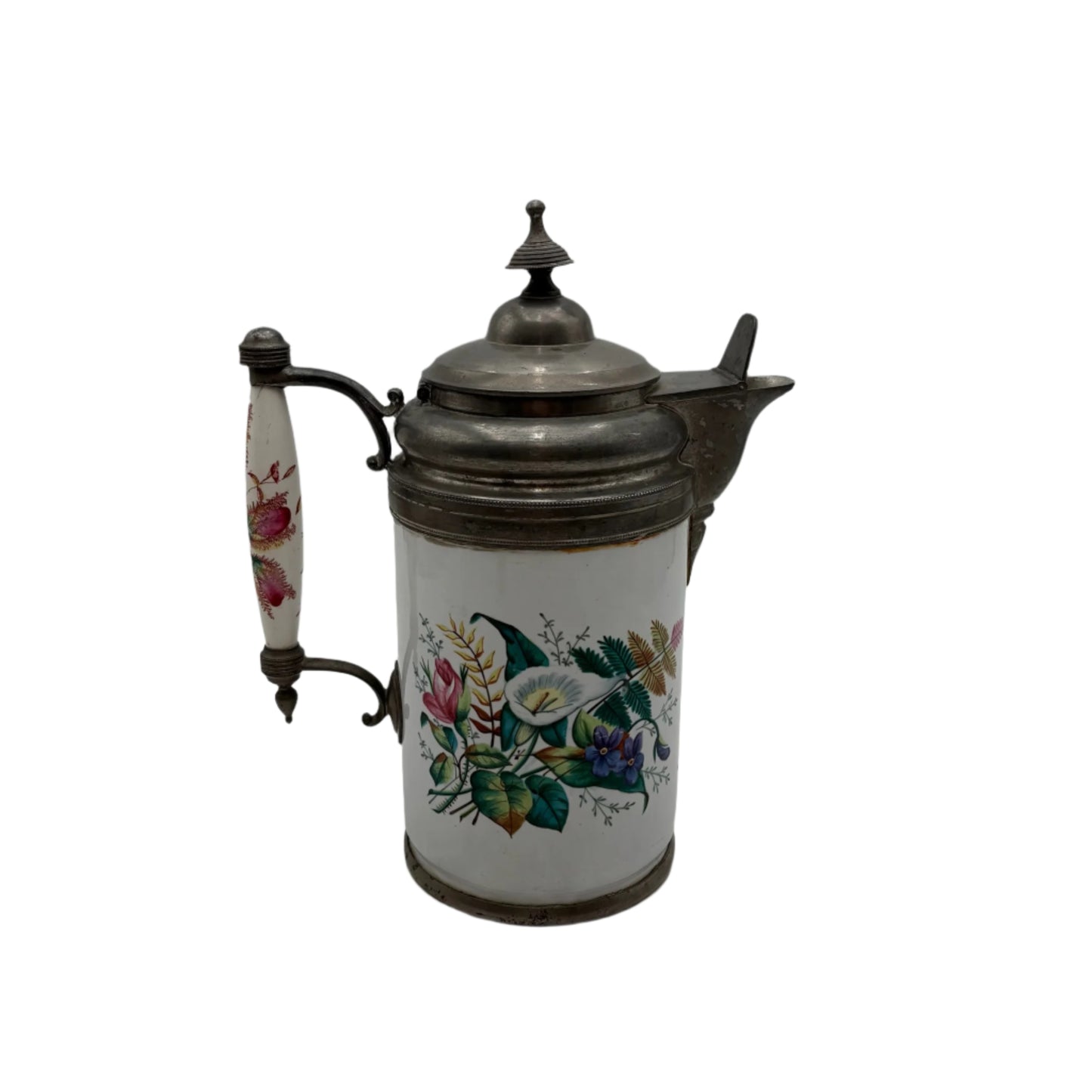 Victorian Porcelain Decorated Teapot