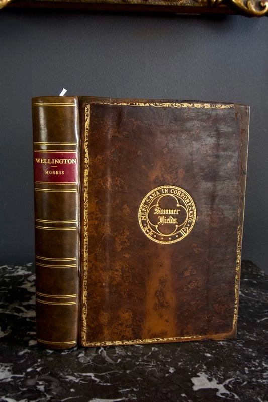 1905 Wellington Biography Tree Calf Prize Binding Military History