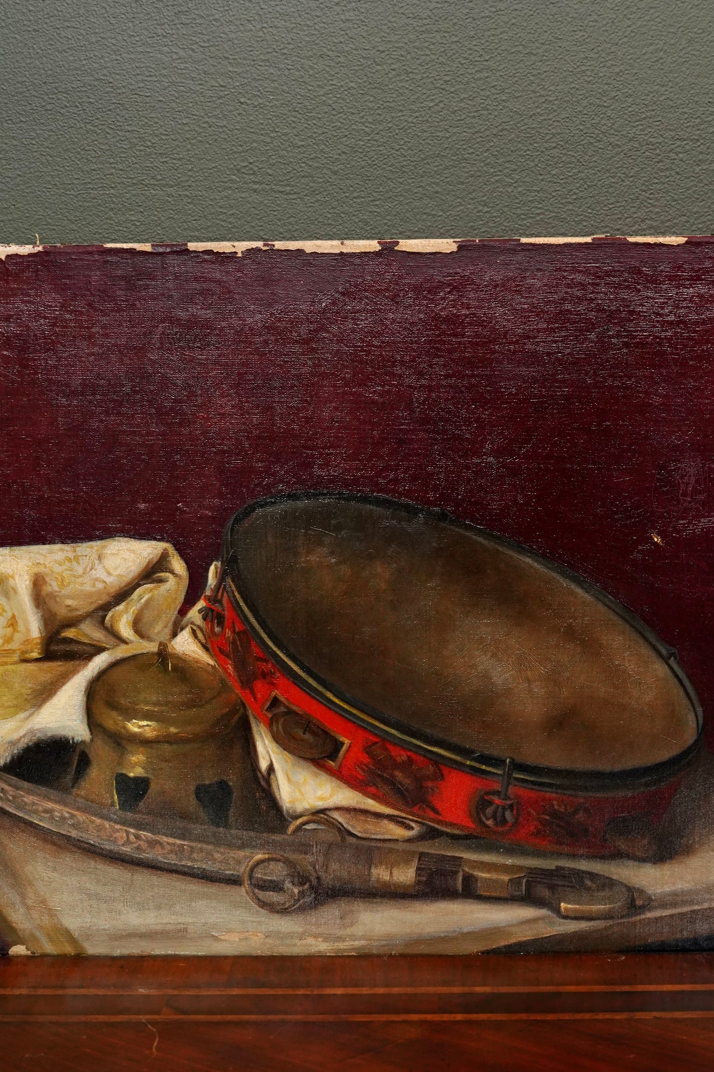 19th Century French Still Life Oil Painting, Signed E. Brunet
