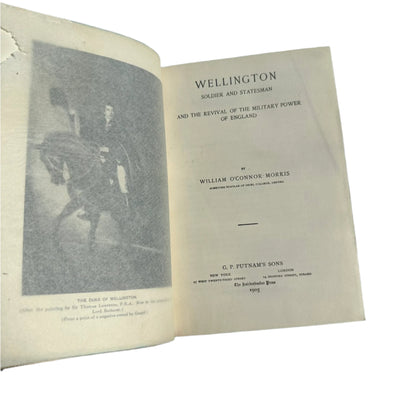 1905 Wellington Biography Tree Calf Prize Binding Military History