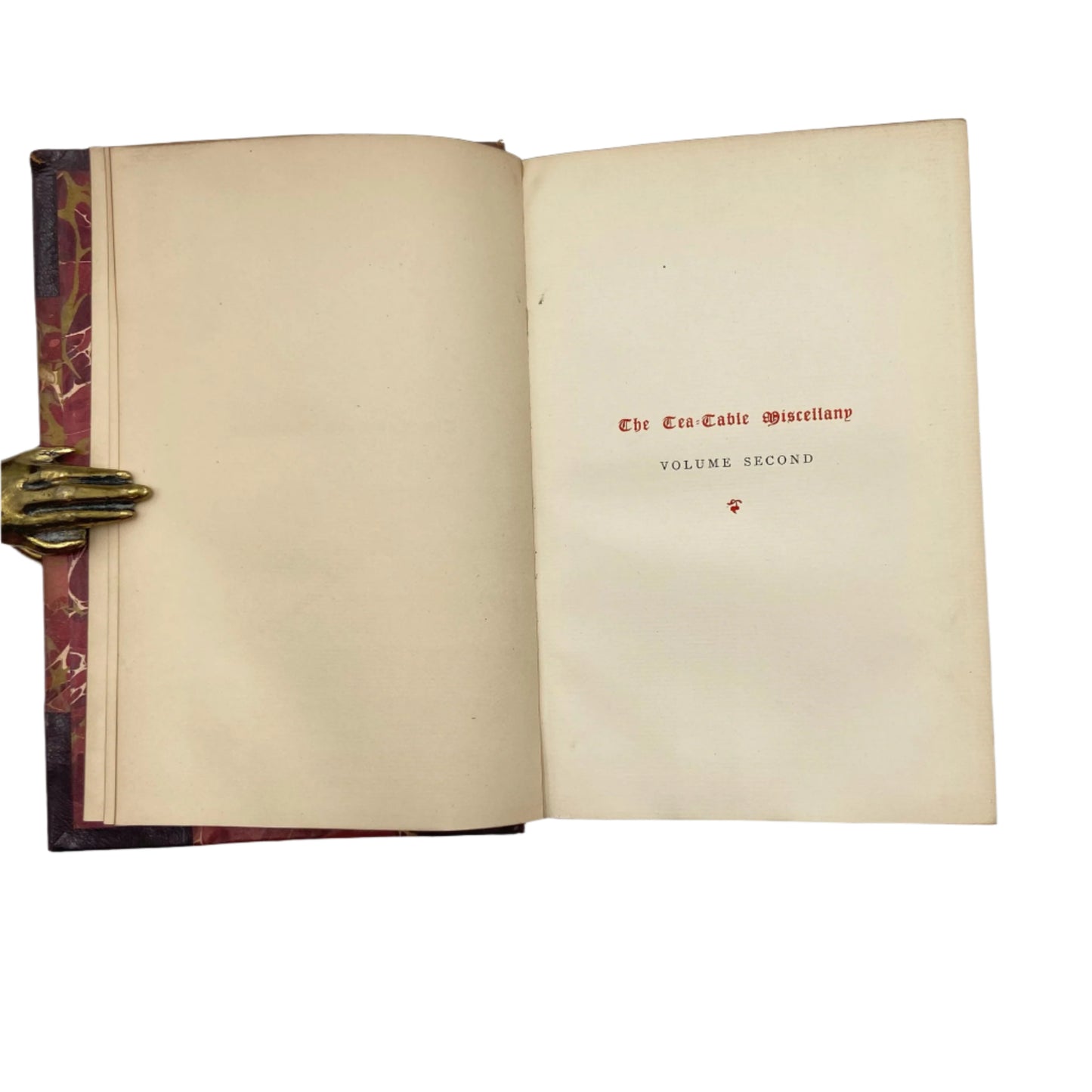 2 Volumes 1871 "A Collection of Choice Songs Scots & English" Purple Half Leather Book