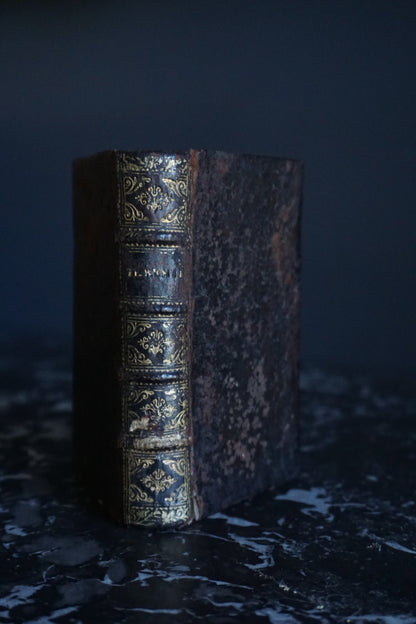 1661 "The Comedies of Terence (Terentii Comaediae Sex)" Mini Brown Full Leather Book