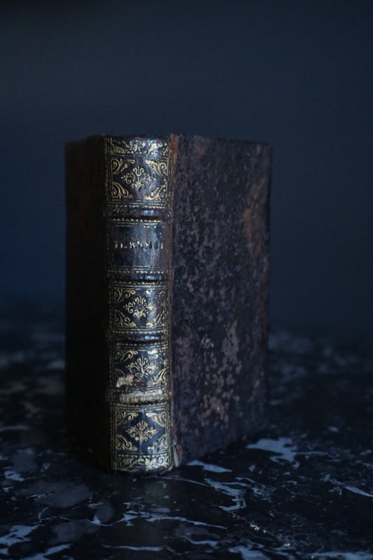 1661 "The Comedies of Terence (Terentii Comaediae Sex)" Mini Brown Full Leather Book