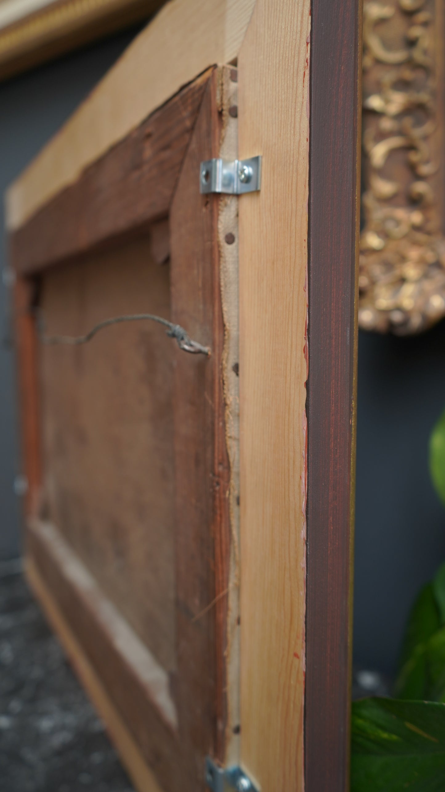 Antique 1905 Oil Painting Still Life with Fruit, Book & Earthenware Jar | Signed K.E.