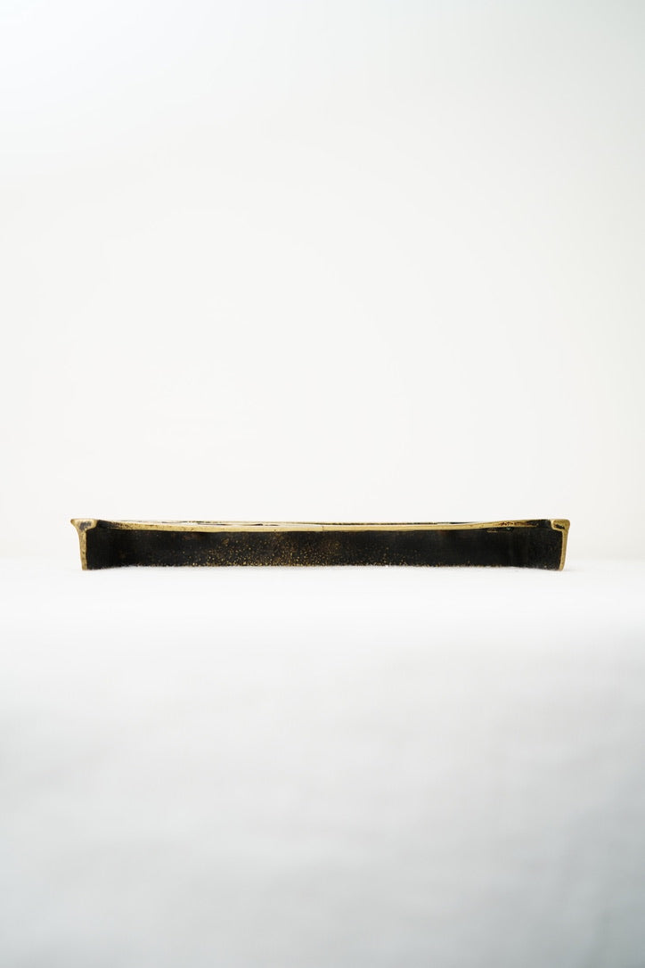 Antique English Mini Brass Riser