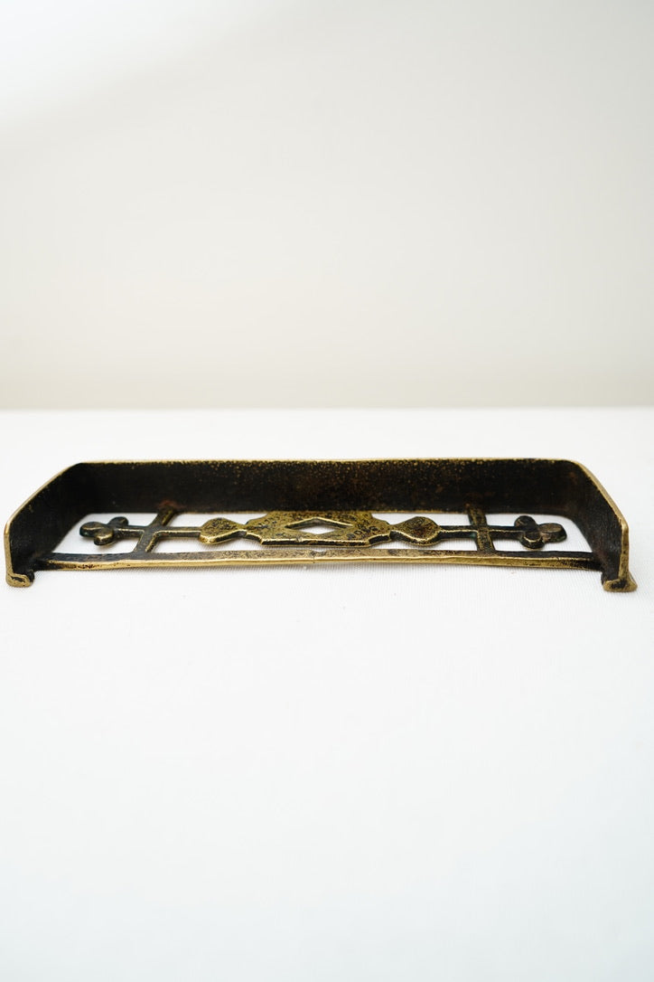 Antique English Mini Brass Riser