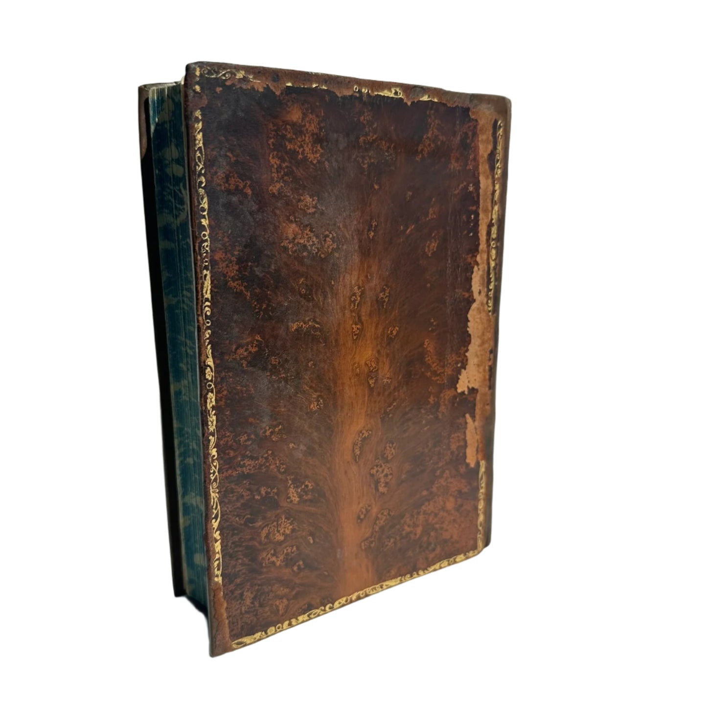 1905 "Wellington" Brown Full Leather Prize Binding Book